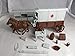 Classic Toy Soldiers, Inc Marx American Civil War Confederate Ambulance Wagon with Brown Body and Gray Tops