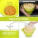Popcorn Popper - Microwave Popcorn Maker - Collapsible Silicone Bowl with Lid