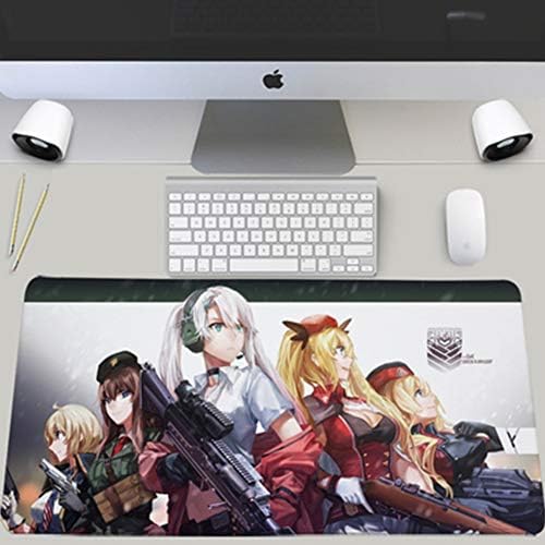 Game Mouse Pad Girls Frontline Girl Front Line HK UMP45 Lock Edge Thickening Keyboard Pad Animation Desk Pad 800 * 300 * 3mm