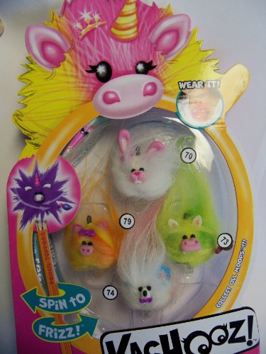 Kachooz Pencil Toppers ~ Set of 4 Moops (Pink Unicorn Series #'s 70, 79, 73, 74)