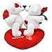 Gift Boutique Valentines Day Gifts for Her Girlfriend Women and Wife Plush Valentines Talking Kissing Bears, 3 Inch Forever Glass Rose in Gift Box and Valentines Card