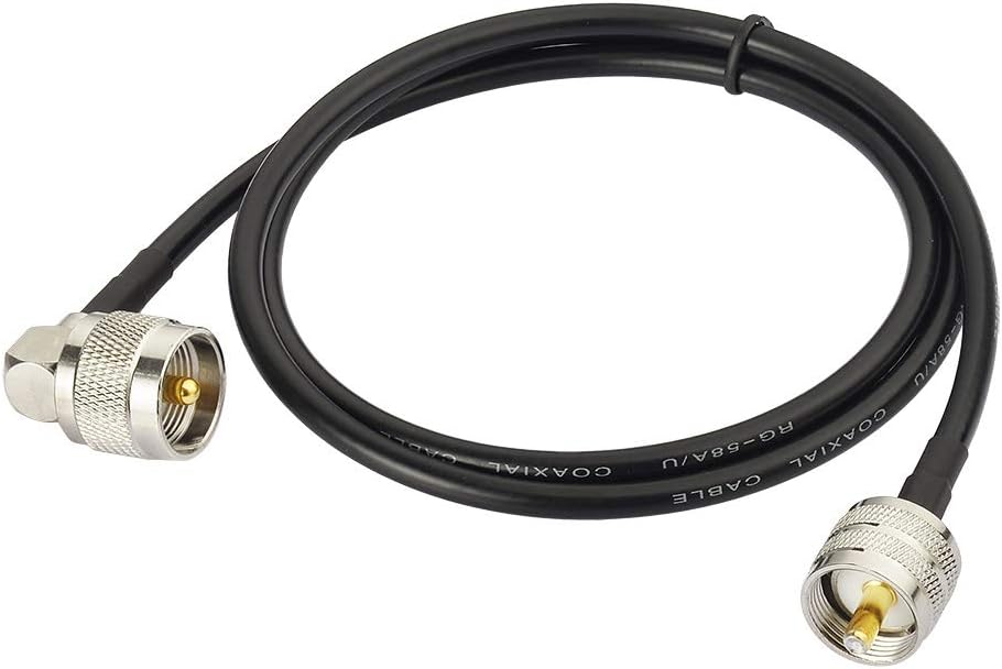 Superbat PL-259 Jumper Cable UHF (Pl259) Male to Male Low Loss Digital RG58 Coax Cable (12 Inch RG58) for HAM & CB Radio,Antenna Analyzer,Dummy Load,SWR Meter 2-Pack: Home Audio & Theater