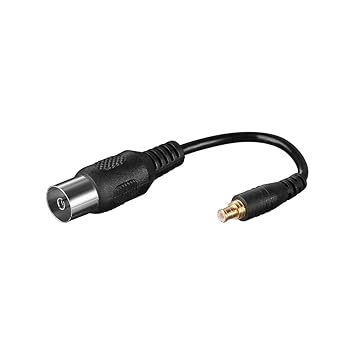 Goobay 67227 Antennen-Adapter Koax-Buchse auf MCX-Stecker