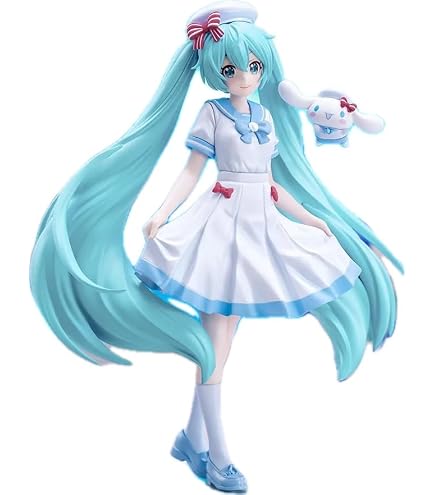 Thunder Tech Hatsune Miku Series Luminasta Hatsune Miku x Cinnamorol White Dress Ver. : Toys & Games