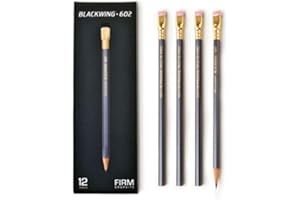 [PALOMINO] PALOMINO Blackwing 602 Original Soft Pencil, 12 Count(1 Dozen) Gray Art, Eraser, Writing Instrument