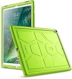 Poetic TurtleSkin iPad Pro 12.9 Rugged Case Heavy Duty Protection Silicone Sound-Amplification for Apple iPad Pro 12.9 (1st Gen 2015) / iPad Pro 12.9 (2nd Gen 2017) Green