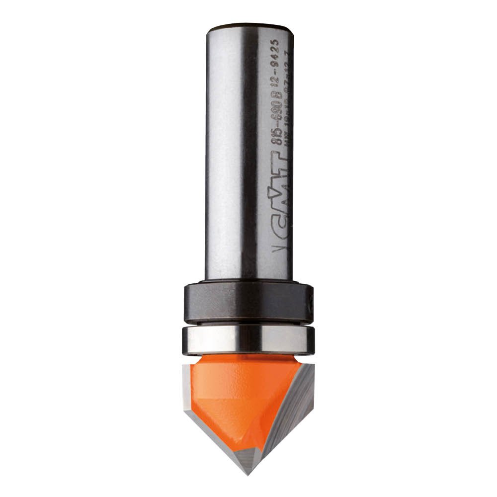 CMT Orange Tools 915.160.11B – V-Grooving Bit 90 Deg Hw S=8 D=16X12,7 W/B
