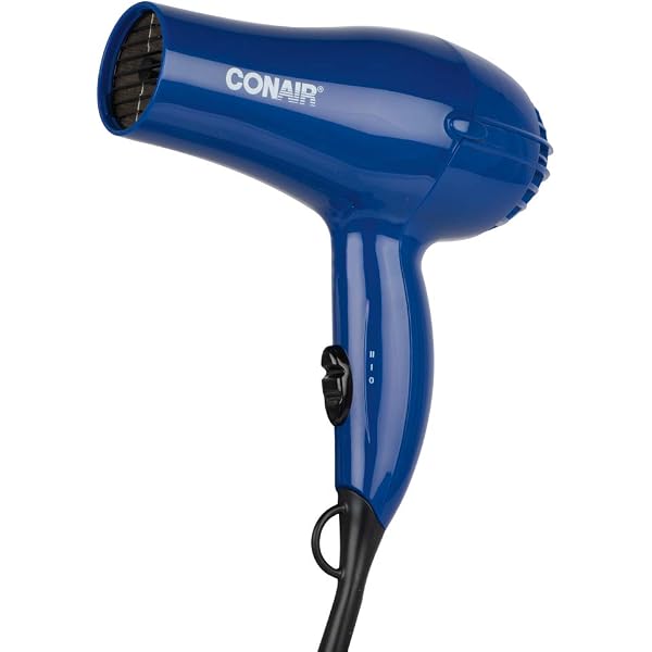 Conair 318RC 1875W mid-size hair dryer in blue