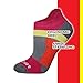 Compression Running Socks, Reinforced Arch Support, pressure dispersing heal, enhanced stability of ankles, Ideal for running, cycling, any type of sports,Fuchsia,M-L - Men 6-8/ Women 5-9