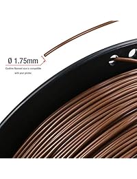 tianse Café, PLA Filamento impresora 3d, 1 kg bobina 1,75 mm, dimensional Precisión +  0,03 mm