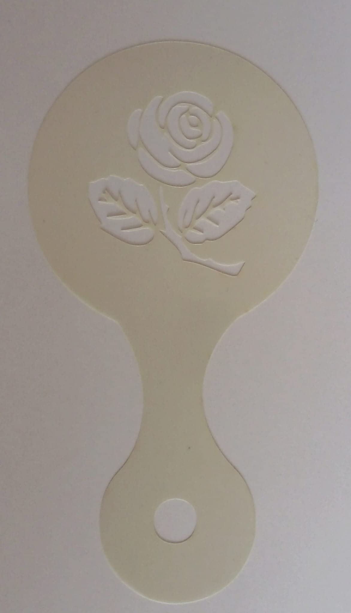 2 x English Rose Coffee/Cappuccino Stencils Reusable Many Times Present Gift Fundraising Cafe Pub Restaurant England English Rugby 6 Nations Football Flower Euros