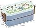 Skater My Neighbor Totoro,Thermal Bento Lunch Box,2-Container 600ml,Both Container 300ml,Blue Sky Disign