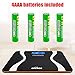 aickar Bathroom Scale 400 Lbs Capacity Bathroom Scale Measures Weight, Body Fat, Water, & Bone Mass Body Weight Scale Digital Body Weight Scale