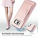 ZVE Wallet Case for Samsung Galaxy S8, 5.8 inch, Slim Leather Wallet Case with Credit Card Holder Slot Pocket Protective Functional Case Cover for Samsung Galaxy S8, 5.8 inch 2017 - Rose Gold