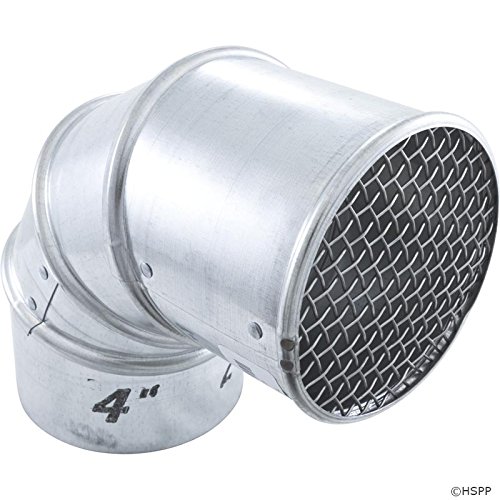 Raypak 90 Elbow, D-2, 4", with Screen