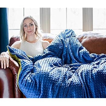 Amazon.com: Harkla Adult Weighted Blanket 15 lbs - Soft and Comfortable