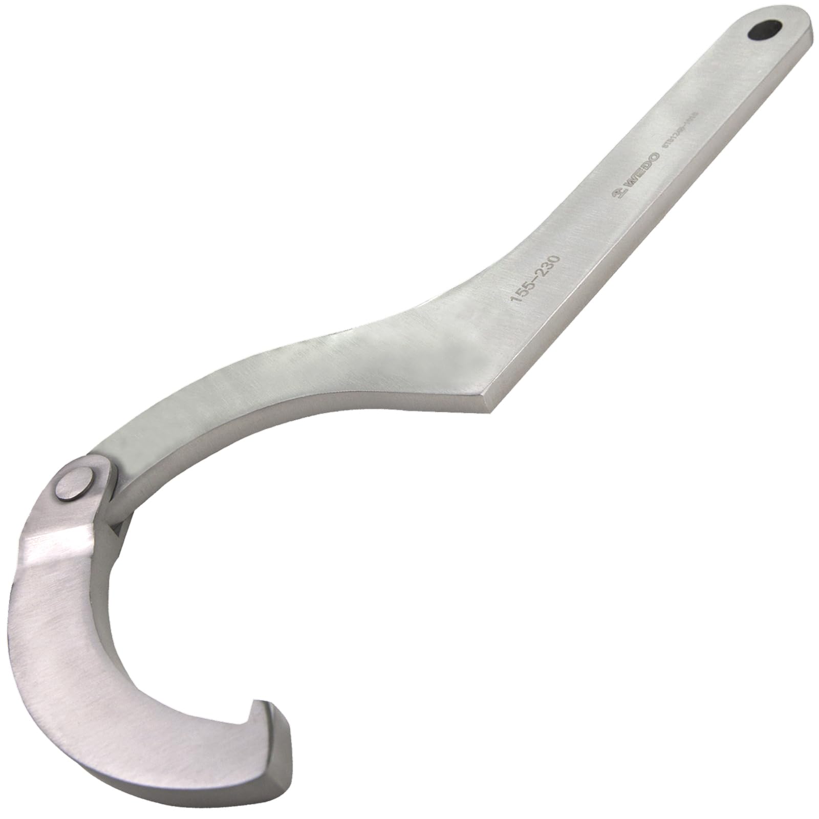 WEDO Adjustable C Spanner Hook Wrench,Adjustable Hook Wrench,Stainless Steel,Size 20-35mm,Corrosion Resistant,Environmental Friendly,Rust Proof,Die-Forged
