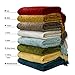 DOZZZ Fluffy Chenille Knitted Throw Blanket with Decorative Fringe for Home Décor Bed Sofa Couch Chair Burgundy Red