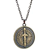 MEETCUTE Vintage Unisex Necklace,The Legend of Zelda Tears of the Kingdom Master's Sword Necklace Cosplay