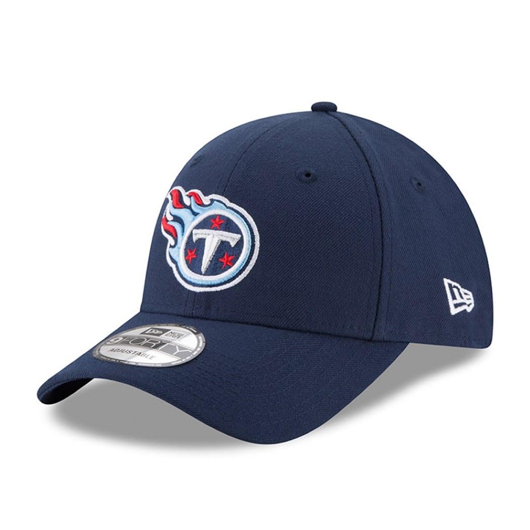New Era Men's The League 9Forty Tennessee Titans Offical Team Colour Baseball Cap, Blue (Navy), One Size