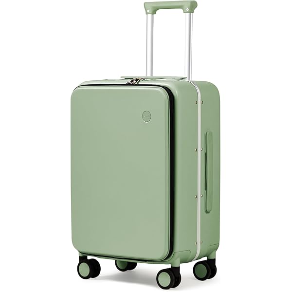 Amazon.com | mixi Large Checked Luggage with Cup Phone Holder and