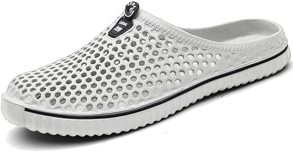 BIGU Slippers Breathable Mesh Flip Flop Beach Sandals Outdoor Sports Casual Summer Shoes Men Women Unisex Slip-On Lightweight Quick-Dry Garden Clog Shoes Indoor Hole Sandals
