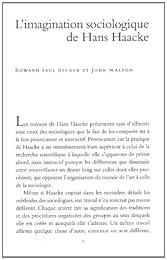 L' imagination sociologique de Hans Haacke