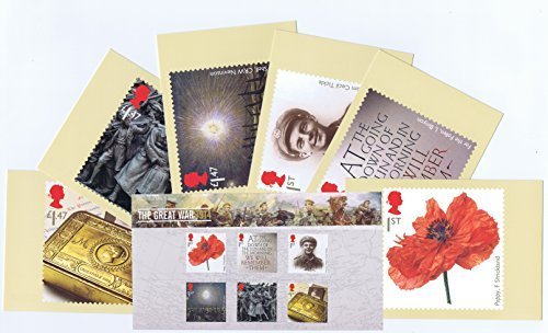 Best Gift Set of 2014 The Great War 1914 Presentation Pack and PHQ Cards by Royal Mail Presentation Pack and PHQ Cards deal