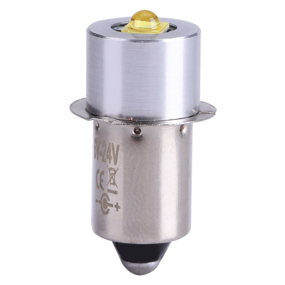 FTVOGUE 3W 6-24V P13.5S High Bright LED Flashlight Replacement Bulb Emergency WorkLamp Torches Bulb