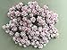 100 Pcs Hight Quality Pink Color #002 Mulberry Paper Flowers of Wedding Roses : 20mm.