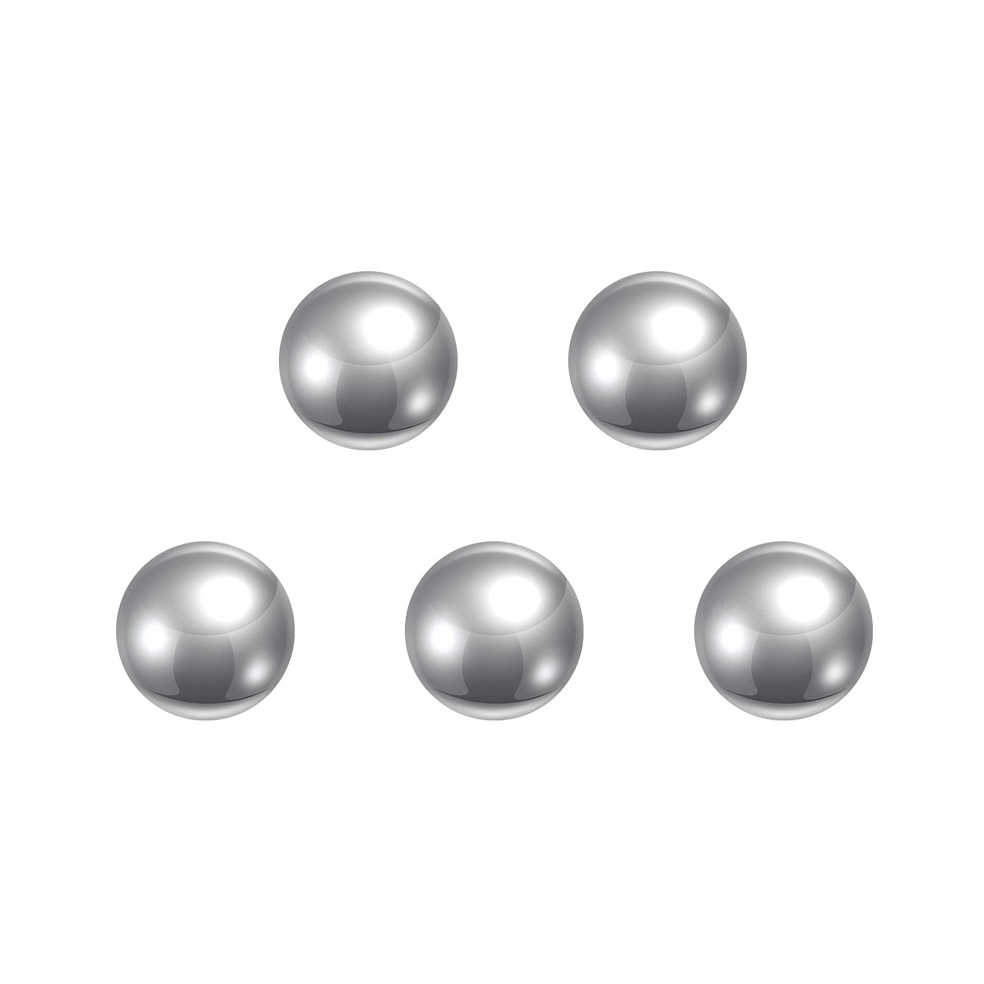 sourcing map 5pcs 6.5mm Chrome Steel Bearing Balls G3 Precision