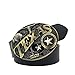 YOQUCOL The State Of Texas Long Horn Bull Head Mouse Bronze Belt Buckle