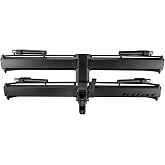 Kuat Piston Pro 2-Bike Hauling Platform Rack, 2" | Secure Rugged Portable Foldable Easy-to-Use No Frame Contact Dual Ratchet 2-Bike Hauling Platform with 5" Max Tire Width