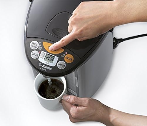 Zojirushi CD-WCC30 Micom Water Boiler Warmer, Silver (Renewed