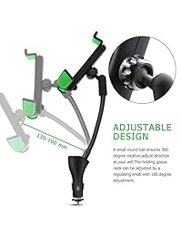 Vansky Gooseneck - Soporte de coche para iPhone X 8 Plus 7 Plus 7 6 6S, Samsung Galaxy S5 S6 S7 S8, Google Nexus, Huawei