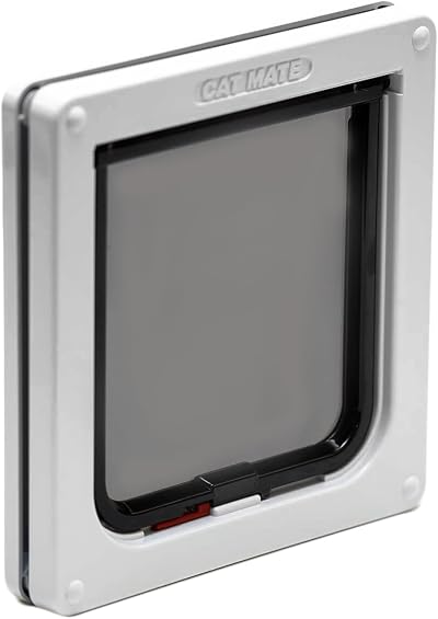 Cat Mate Lockable Cat Flap Easy Fitting Durable Silent Weatherproof White