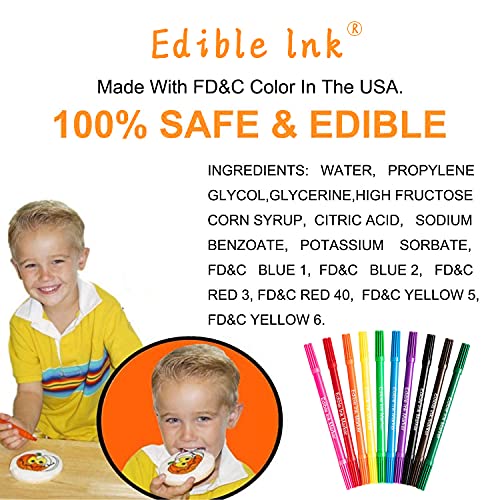 Food Coloring Markers, Edible Markers, Edible Markers for Cookies Food