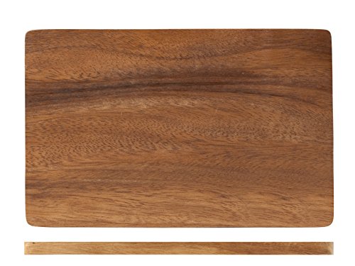 H&H Tagliere In Legno Scuro Rettangolare 23
