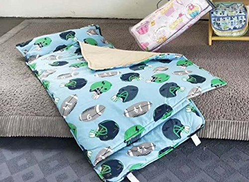 HESEAM for Kids Nap Mat,Features Built-in Blanket and Pillow,Perfect for Daycare and Preschool or Napping On-The-Go,Removable Pillow - Soft, Lightweight Mats, Easy Clean Toddler, 3-7 Years - Sport - Thumbnail 3