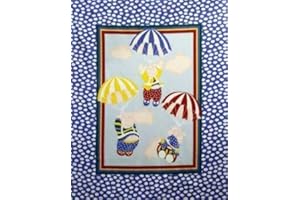 Marshall Dry Goods Flying Pigs 09 Panneau de couette pour bébé