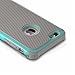 iPhone 6 Case,iPhone 6S Case,GOGING Impact Resistant Double Layer Shockproof Hard Shell Case for Apple iPhone 6/6S 4.7 inch (Teal)