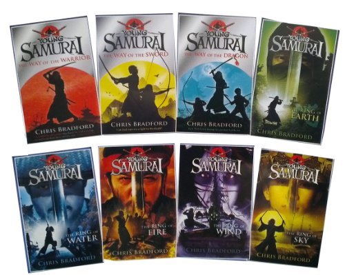 Young samurai: Chris Bradford [Young Samurai 8 Books Collection Pack Set RRP: £55.92 (The Ring of Earth, The Ring of Water, The Way of the Dragon, The Way of the Sword, The Way of the Warrior, The Ring of Fire, The Ring of Wind,The Ring of Sky)]