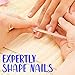 4-Pack Czech Glass Nail Files with Hard Cases - Gifts for Her - Crystal Nail Files from Bona Fide Beauty