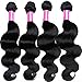 Cranberry Hair Brazilian Virgin Hair Body Wave Human Hair 28 Inch One Bundle Weave 100% Unprocessed Hair Extensions Natural Black Color (One Bundle)