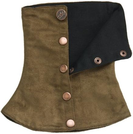 LuxLegs Short Side Snap, Sascah / Nutmed Microsuede (S) * Fashion Accessories