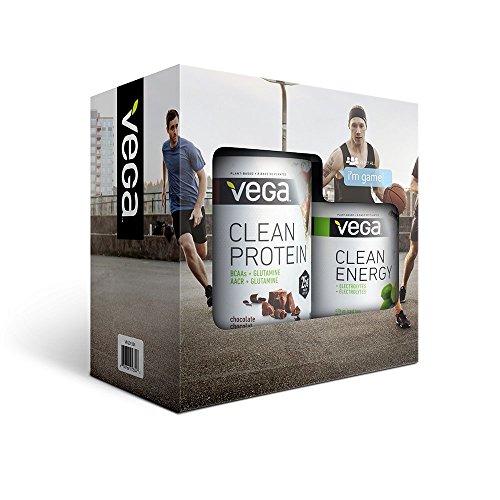 Vega clean protein powder + clean energy bundle, chocol…