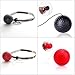Speed Boxing Ball Reflex Fight Ball with Headband | Training Reaction Ball on String Punching Focus Punch Head Band Practice Trainer Hand Eye Coordination Cap Hat Kit Set Bundle Adult Kids (II)