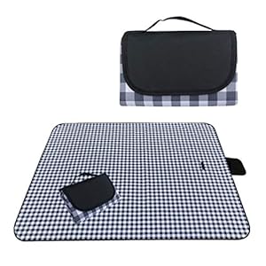N / A Draagbare opvouwbare picknickdeken, waterdichte vochtbestendige outdoor camping wandeldeken, gazon strandmat met…