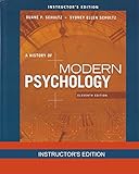 Hardcover A History of Modern Psychology (Instructor Edition) Book