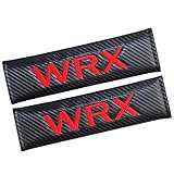 Altergo Seat Belt Covers for WRX Cars Embroidered Badge Adults and Children Shoulder Pad Opening Fiber 2 Pack